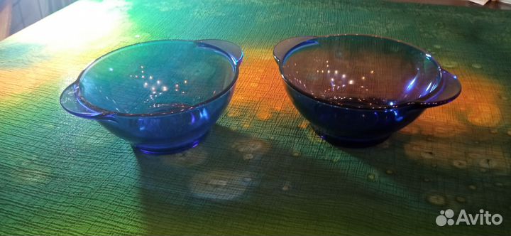 Пиалы для супа синие 2 шт