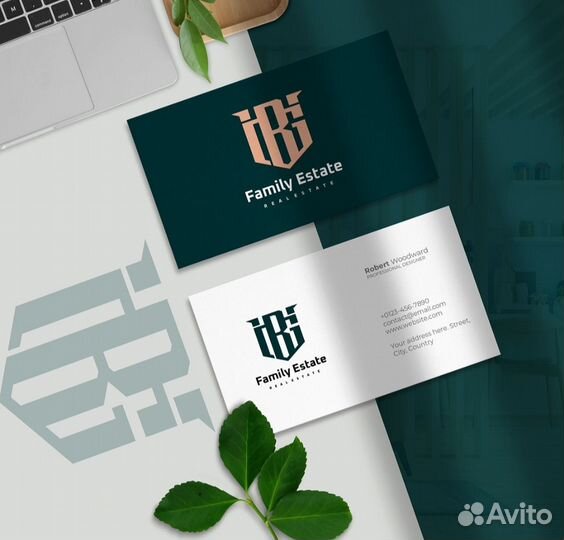 Разработка логотипа и дизайн визитки быстро