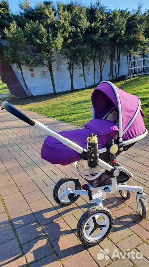 Коляска Silver Cross Surf 2в1 на белой раме