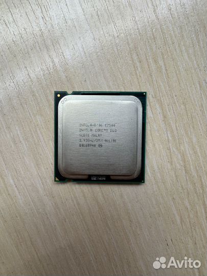 Процессор intel core 2 duo e7500