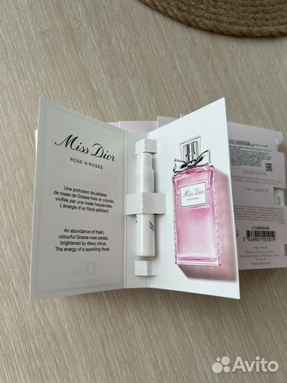 Пробники Miss Dior Roses n Roses