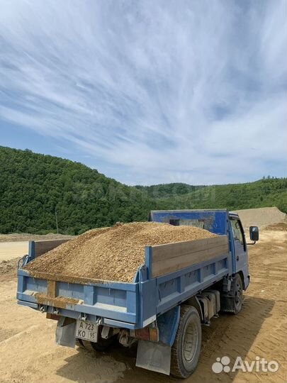 Песок Гпс Бутовый камень Галька Щебень Отсев Мура