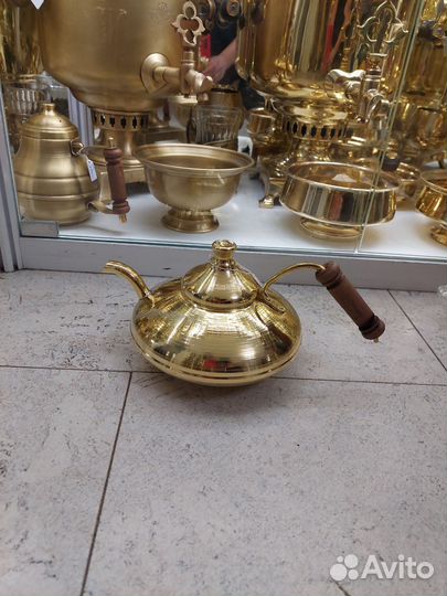 Чайник алладин 0,9л латунь