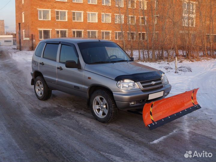 Снегоуборочный отвал для ваз-2123 Chevrolet Niva с «апо» быстросъемный