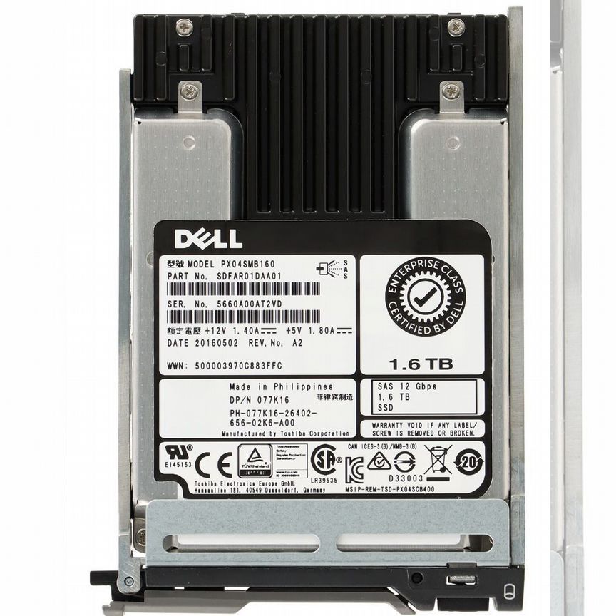 [77K16] Жесткий Диск Dell 1.6tb Sas 2,5" Ssd 77k16