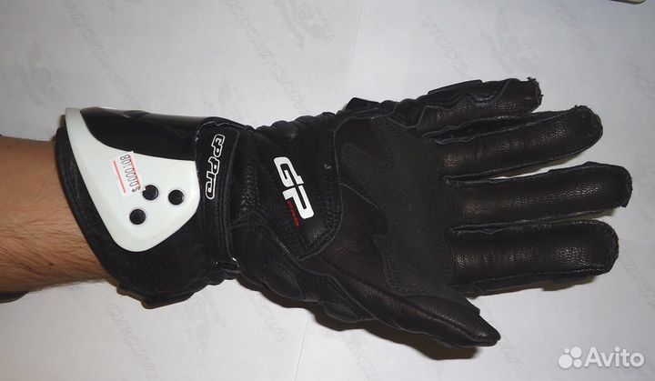 Кожаные перчатки Alpinestars GP Pro чёрные