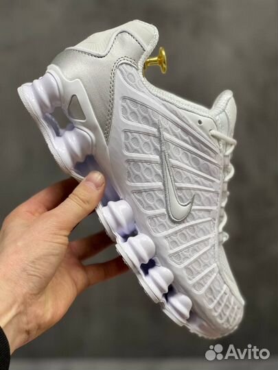 Nike Shox TL White Metallic Silver