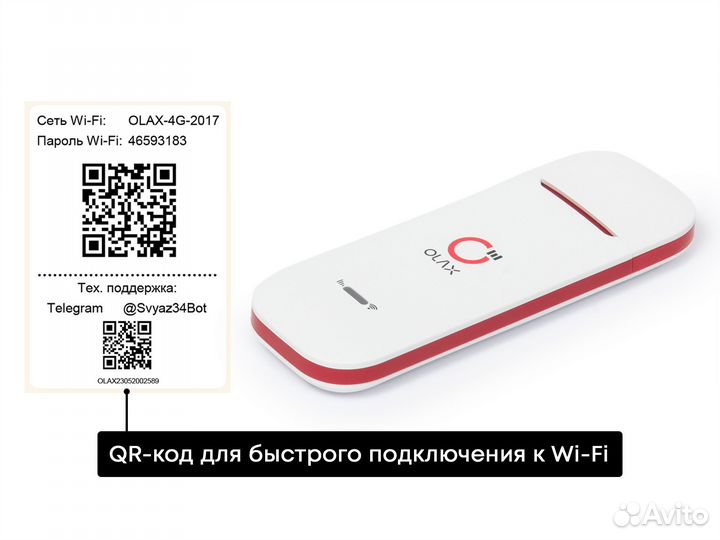 4G Модем с раздачей Wi-Fi и Теле2 сим 360