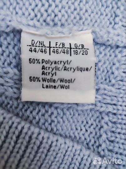 Свитер с горлом женский (48-50)шерсть, полиэстер