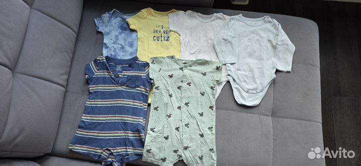 Боди HM, Carter's 80