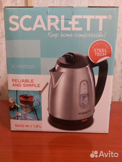 Чайник электрический новый Скарлет