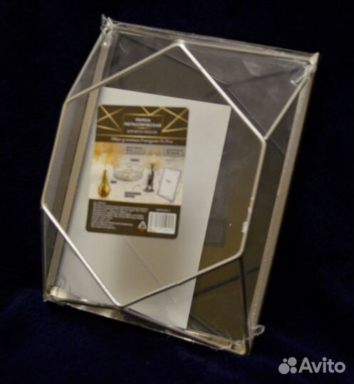 Фоторамка 10х15 металическая