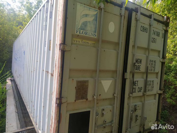 Морской контейнер 40 футов бу