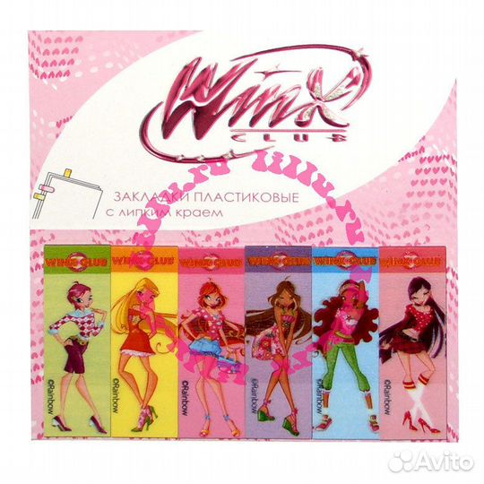 Фигурки Винкс из Киндер, деньги Винкс, закладки и