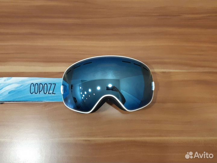 Горнолыжная маска Copozz голубая