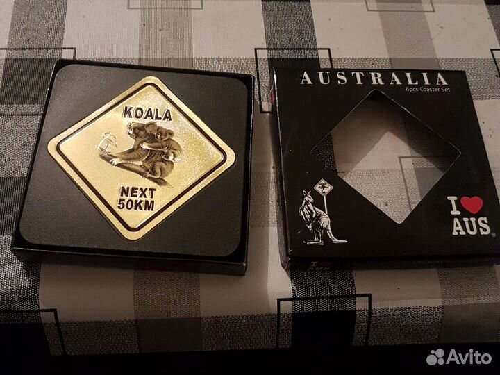 Сувенирные поставки для стаканов Australia