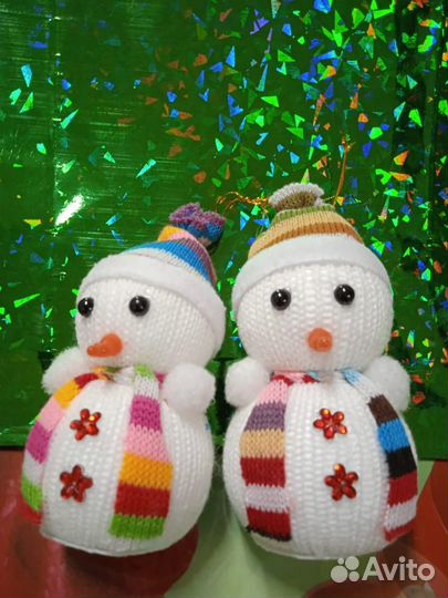 Игрушка Снеговик новогодние