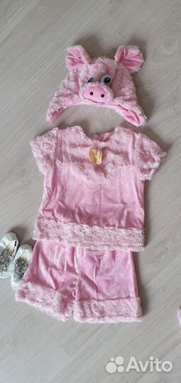 Новогодний костюм поросенок на 4-5-6 лет