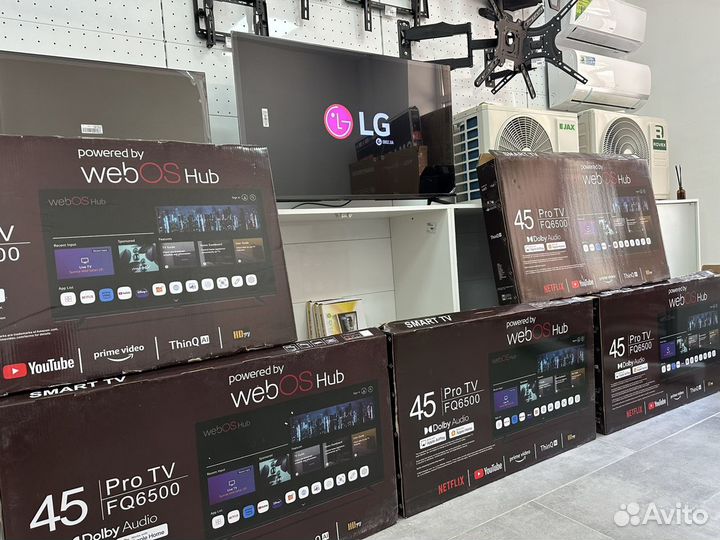 Телевизоры со SMART tv новые на базе lg 32.43.50