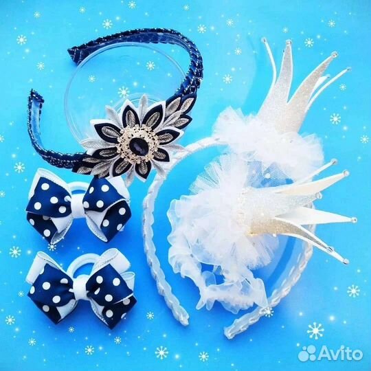 Снежинка ободок, короны