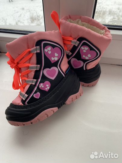 Зимние сапоги для девочки 22 23