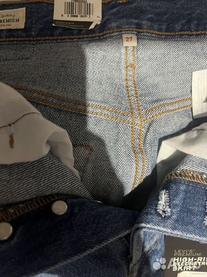 Джинсовая юбка levis