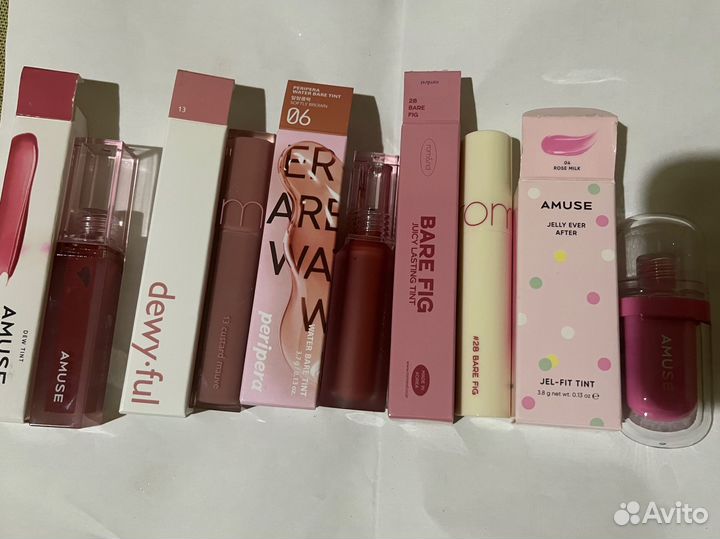 Тинты корейские Rom&nd, peripera, amuse