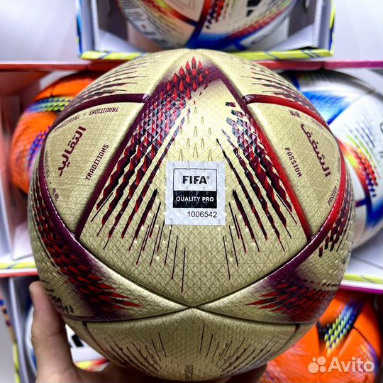 Проф. футбольный мяч Adidas Al Hilm Qatar 2022