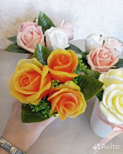 Мыло ручной работы букеты