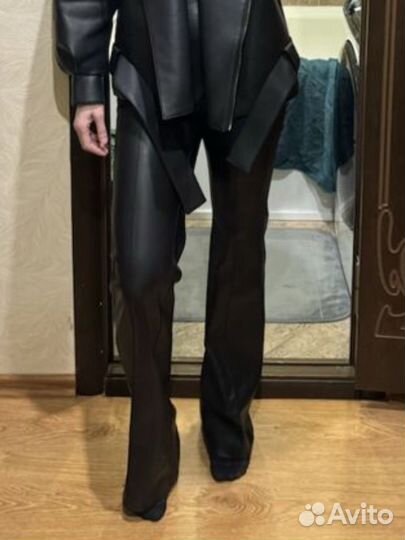 Брюки кожаные