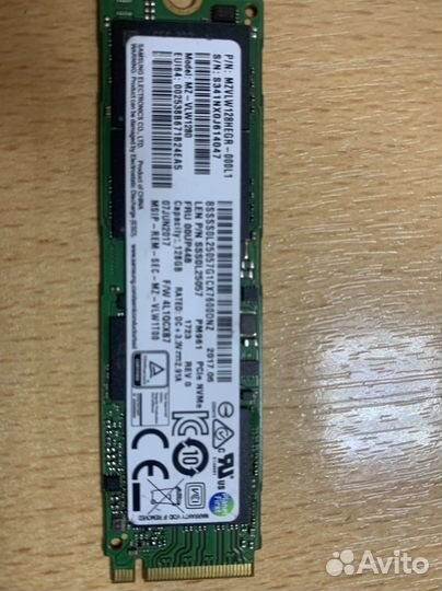 SSD M2 диск Samsung 128 Гб