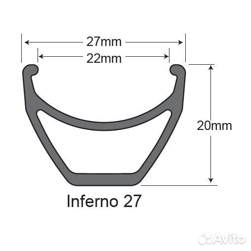 Обод SunRingle Inferno-27 27.5