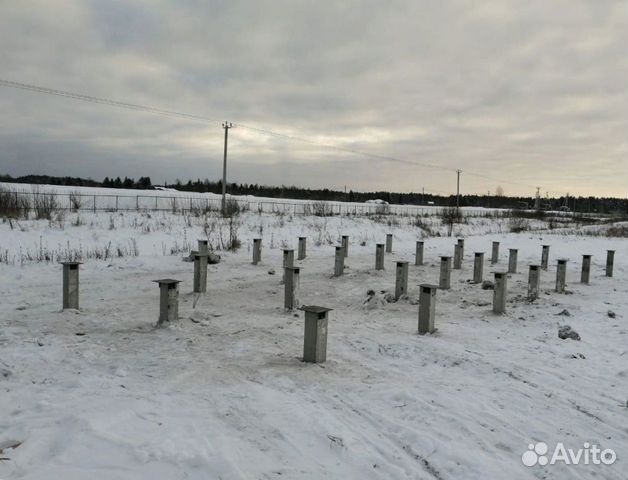 Железобетонные сваи установка