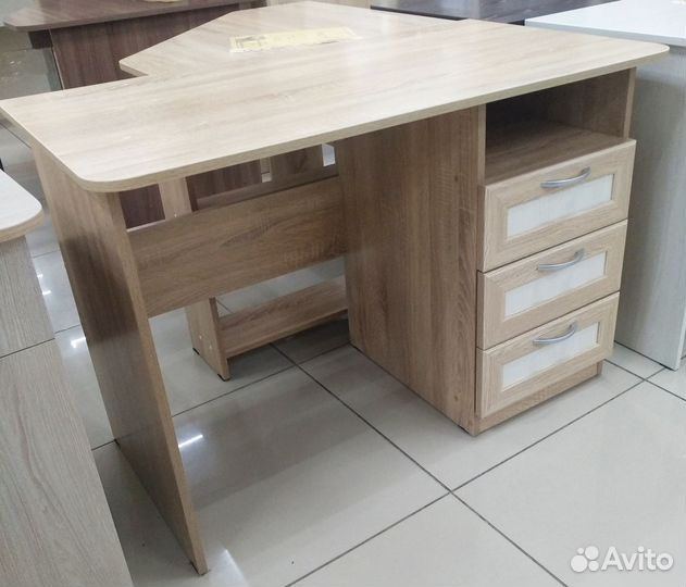 Стол Карина (Дуб Сонома/Бодегабелая)