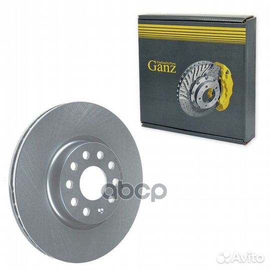 Диск тормозной передний ganz GIJ10008 GIJ10008