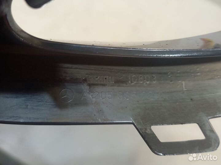 Накладка глушителя левая Mercedes C W205,E W213