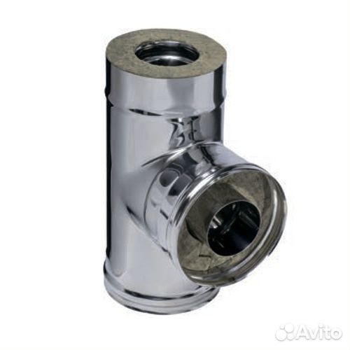 Сэндвич-тройник ferrum 90гр. (430/0,5мм + оц.) Ф18