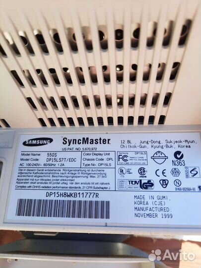 Монитор для компьютера samsung бу