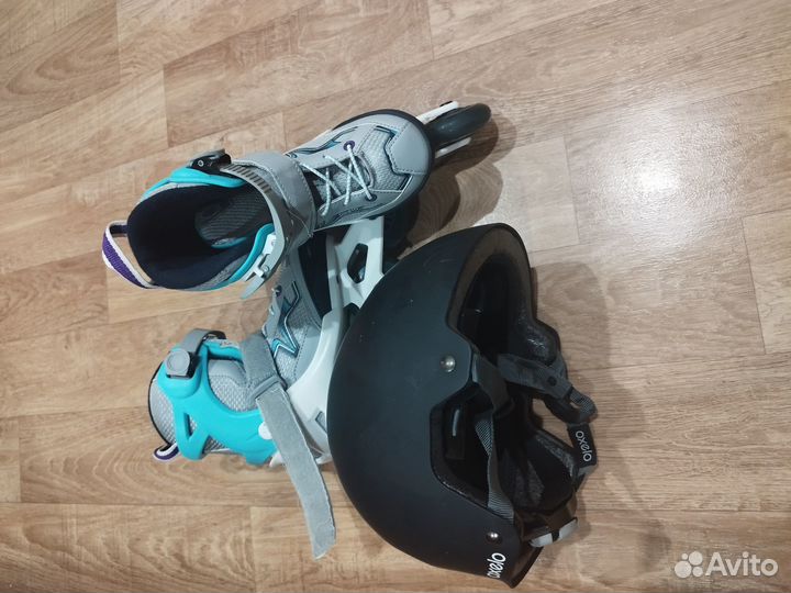 Роликовые коньки детские раздвижные