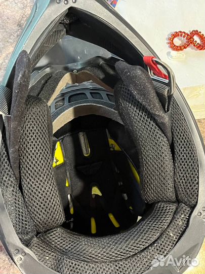 Шлем для питбайка с очками