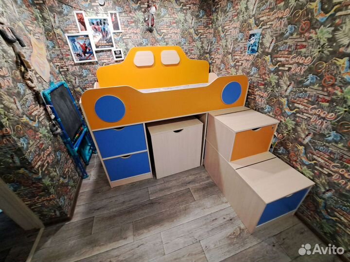 Детская кровать модульная