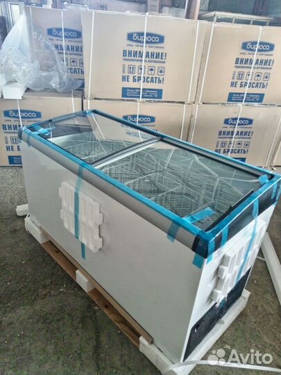 Витрина холодильная ларь бирюса CF 50