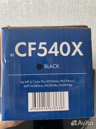 Картридж nv print cf540x черный 3200 страниц