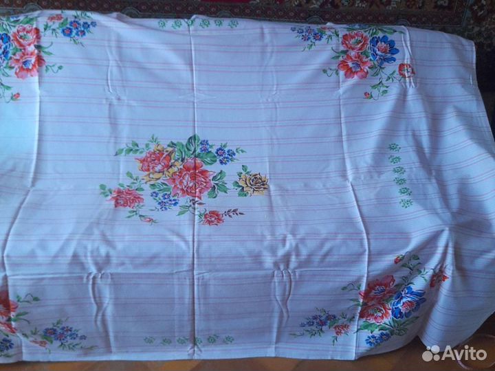 Текстиль лен бу из СССР пр-во китай 50-е г