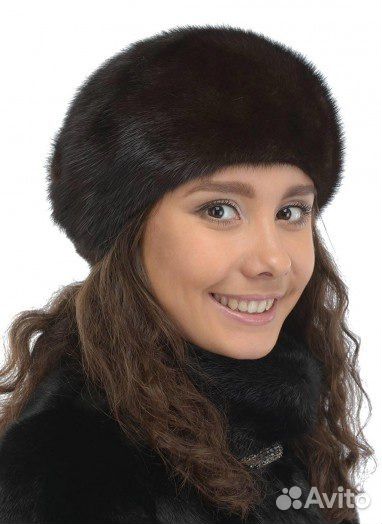 Берет из меха норки (новый)