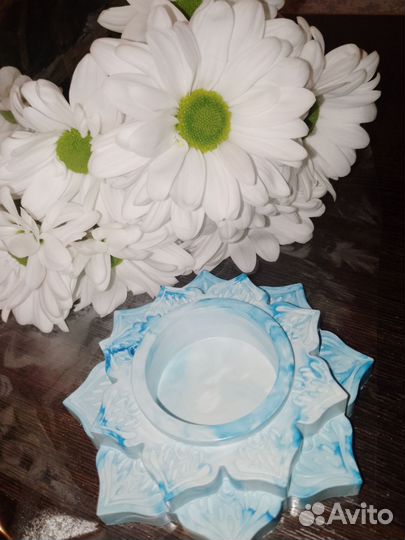 Подсвечник мандала в виде лотоса