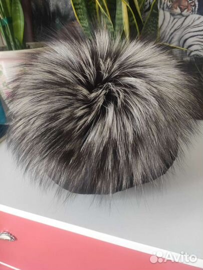Шапка меховая из чернобурки