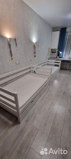 Детская кровать с матрасом 180 на 90