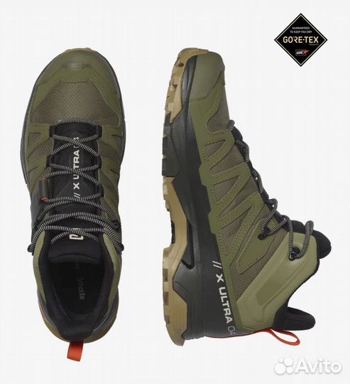 Ботинки salomon X ultra 4 MID wide gore-TEX