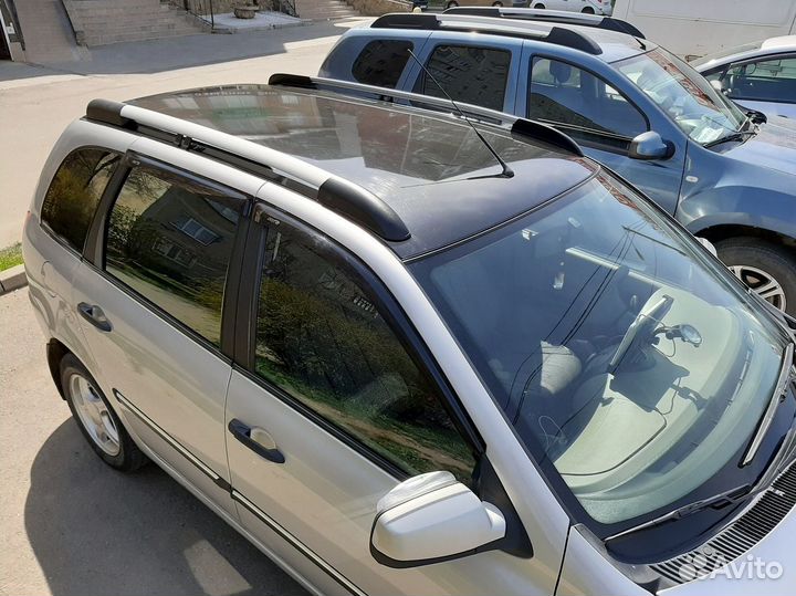 Рейлинги на крышу LADA Kalina Универсал, серые